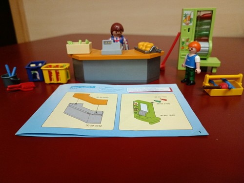 Playmobil 4327 kiosk mit - 4327,