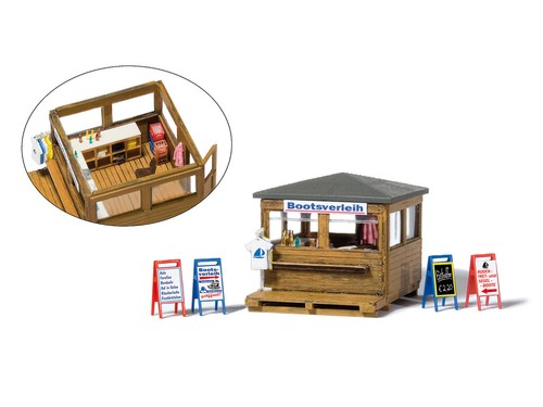 Preiser 17314 kiosk - kiosk, mit